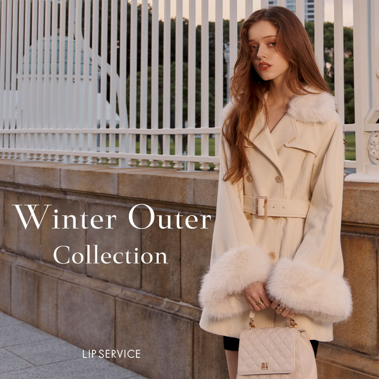 新品タグ付き リップサービス バイカラーキルティング中綿コート アイボリー 新品タグ付き リップサービス バイカラーキルティング中綿コート