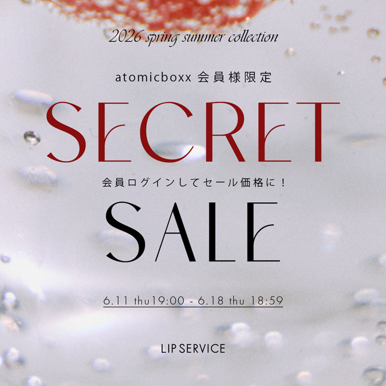 LIP SERVICE（リップサービス）公式通販サイト｜atomicboxx